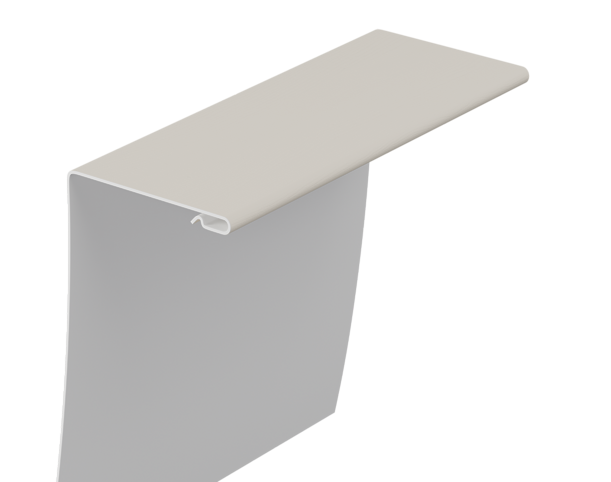 Универсальный околооконный профиль 89/254 мм, пломбир - 1